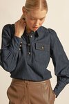 Zoe Kratzmann RESONATE Top-Dark Denim