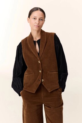Leon and Harper VUELA Waistcoat-jackets-and-coats-Diahann Boutique