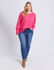 Elm SUNNY LONG SLEEVE KNIT Top