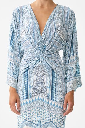 Camilla LONG SPLIT FRONT TWIST Dress-dresses-Diahann Boutique