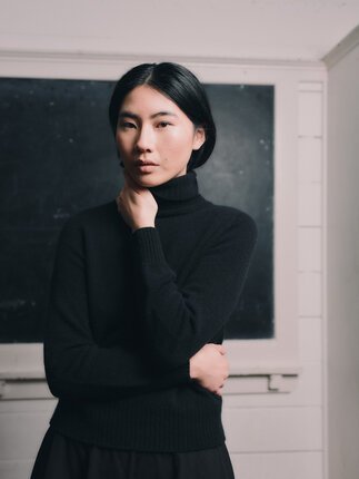 Standard Issue OKEWA CROP FUNNEL Neck-jumpers-Diahann Boutique