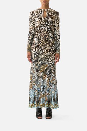 Camilla GATHERED JERSEY LONG Dress-dresses-Diahann Boutique
