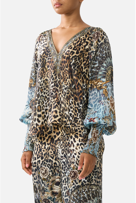 Camilla SHIRRED CUFF Blouse
