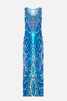 Camilla JERSEY SCOOP NECK TANK  Dress-dresses-Diahann Boutique