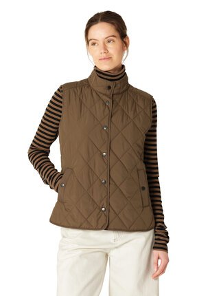 Ilse Jacobsen QUILTED SHORT Vest-jackets-and-coats-Diahann Boutique