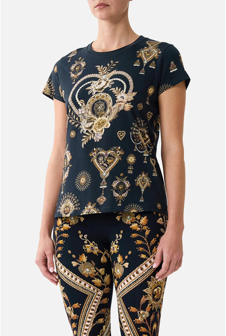 Camilla SLIM FIT ROUND NECK Tee