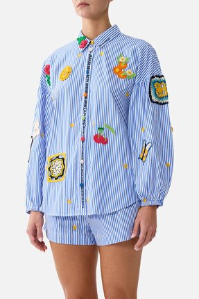 Camilla BALLOON SLEEVE Blouse-tops-Diahann Boutique