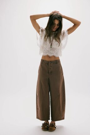 Free People LAYDOWN CHINO Pant-pants-Diahann Boutique