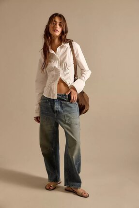 Free People MINIMALIST BOYFRIEND Jean-jeans-Diahann Boutique