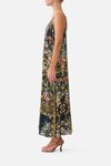 Camilla V NECK MIDI SLIP Dress