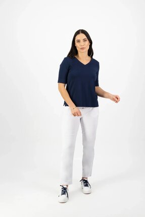 Vassalli V-NECK Top-tops-Diahann Boutique