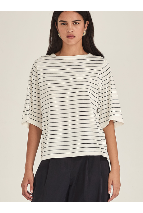 Sills SUMIRE STRIPED BOXY Tee