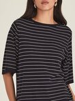 Sills SUMIRE STRIPED BOXY Tee