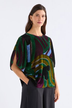 Elk STRIBE BURNOUT REIHEN Top-tops-Diahann Boutique