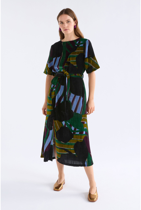 Elk STRIBE BURNOUT REIHEN Dress