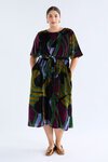 Elk STRIBE BURNOUT REIHEN Dress