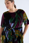 Elk STRIBE BURNOUT REIHEN Dress