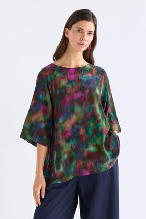 Elk JORD PRINT GEDEN Top-tops-Diahann Boutique