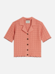 Scotch and Soda POINTELLE SHORT Sleeve Cardigan