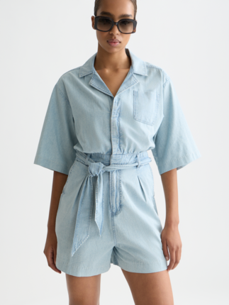 Scotch and Soda DENIM PLAYSUIT-tops-Diahann Boutique