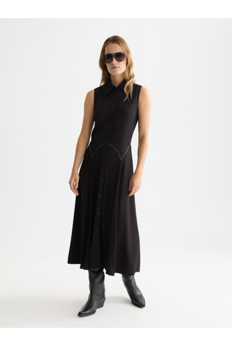 Scotch and Soda STUDDED BUTTON  MIDI Dress