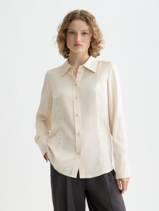 Scotch and Soda SATIN Shirt-shirts-Diahann Boutique