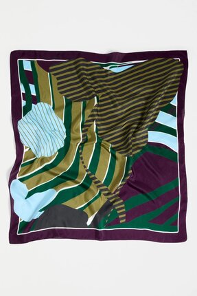 Elk STRIBE PRINT Scarf-accessories-Diahann Boutique