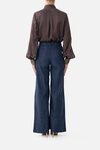 Camilla COLLARED SHIRT WITH FRILL Neck Detail