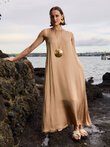 Caroline Sills DAKOTA SATIN Dress