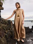 Caroline Sills DAKOTA SATIN Dress