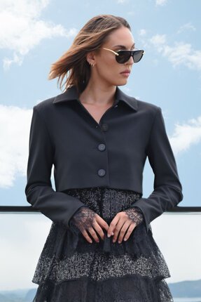 Trelise Cooper CROP AT NOTHING Jacket-jackets-and-coats-Diahann Boutique