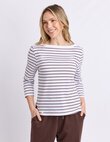 Elm ELIZA BOAT NECK Tee