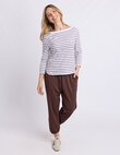 Elm ELIZA BOAT NECK Tee