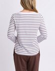 Elm ELIZA BOAT NECK Tee