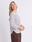 Elm ELIZA BOAT NECK Tee