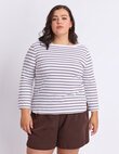 Elm ELIZA BOAT NECK Tee