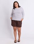 Elm ELIZA BOAT NECK Tee