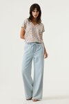 Garcia V NECK LEOPARD PRINT Tee