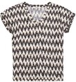 Garcia V NECK ZIG ZAG Tee