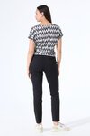 Garcia V NECK ZIG ZAG Tee