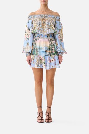 Camilla OFF SHOULDER SHORT Dress-dresses-Diahann Boutique