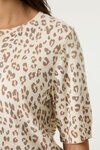 Garcia LEOPARD PRINT KNIT Tee