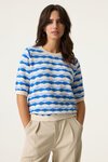 Garcia BLUE STRIPEY KNIT Tee
