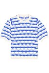 Garcia BLUE STRIPEY KNIT Tee