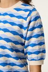 Garcia BLUE STRIPEY KNIT Tee