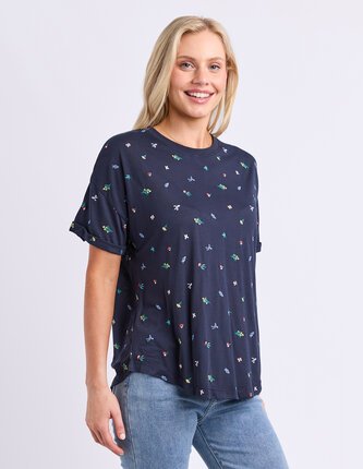 Elm FESTIVE MARKET Tee-tops-Diahann Boutique