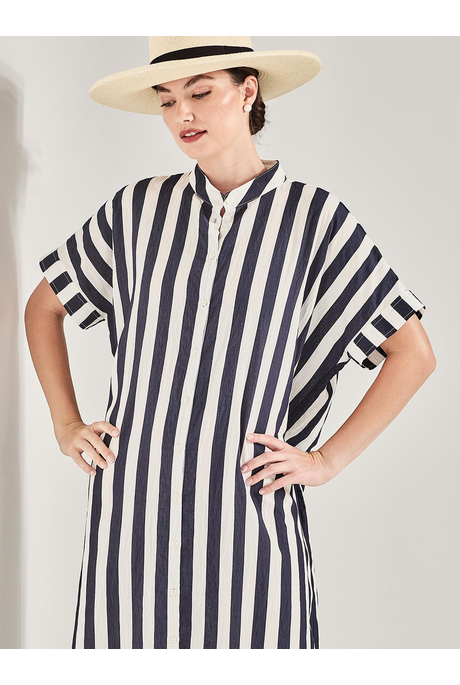 Caroline Sills ROBERTA STRIPED Dress