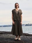 Caroline Sills FABIAN GAUZE Skirt