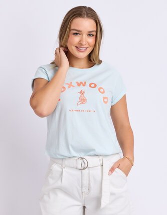Foxwood EFFORTLESS CONTRAST Tee-tops-Diahann Boutique