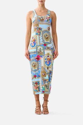 Camilla JERSEY SCOOP NECK TANK Dress-dresses-Diahann Boutique